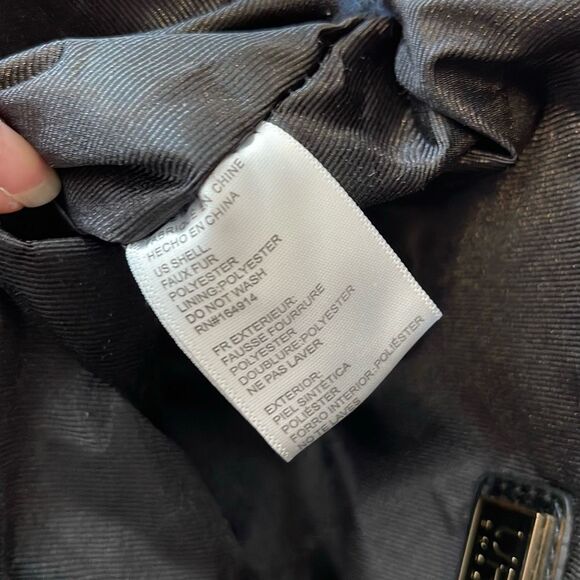 Urban Expressions Womens Faux Fur Chain Evening Clutch Crossbody Small OS NWOT - Picture 7 of 7